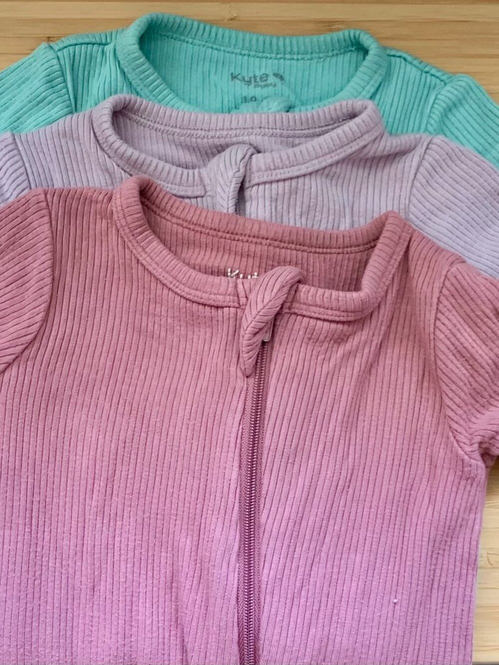 Set of 3- Kyte Baby Ribbed Pajamas